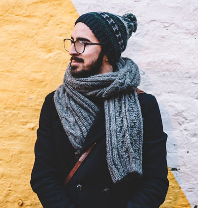 Man With Scarf